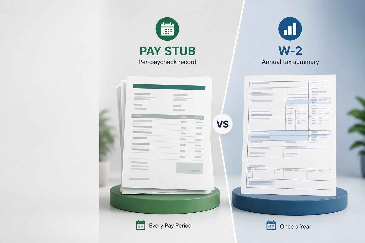 Pay Stub vs W-2: Differences, Tax Use, and Why They Do Not Match